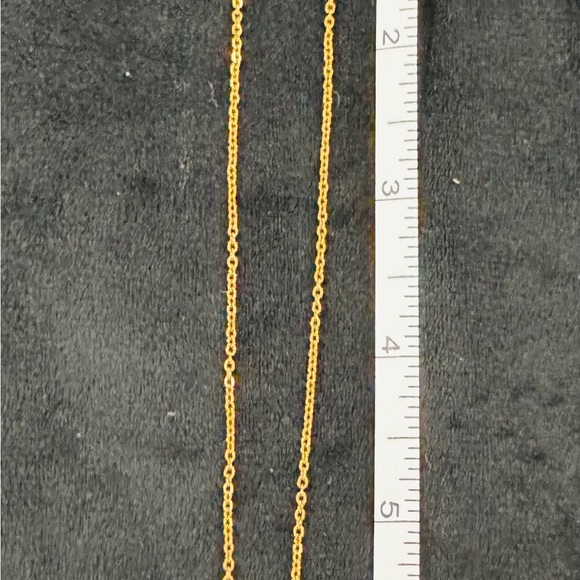 Gold Heart & Butterfly Pendant Necklace – Stainless Steel - Picture 2 of 2